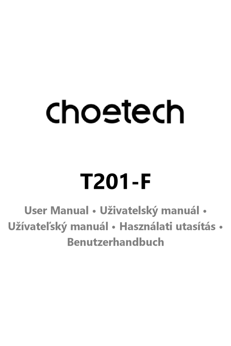 Choetech T201-F User manual