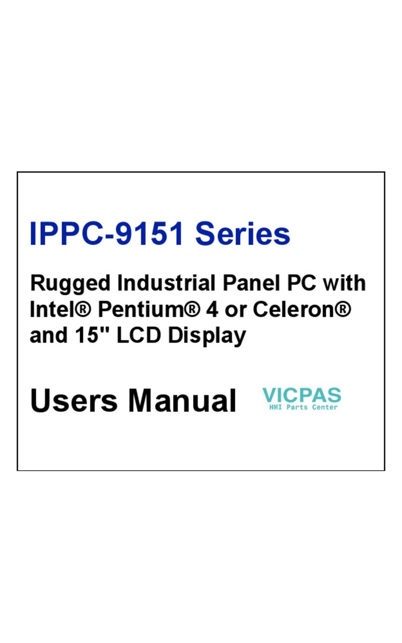 Advantech IPPC-9151 Series User manual