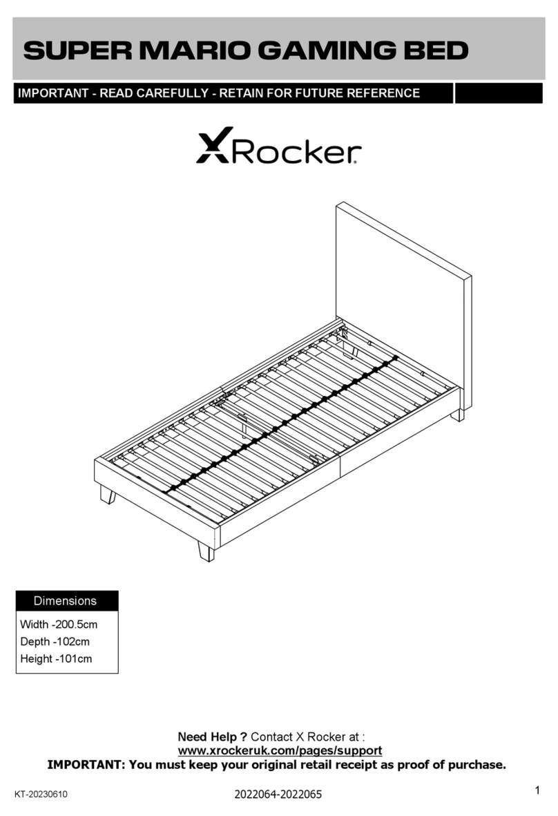XROCKER SUPER MARIO 2022064 User manual XROCKER SUPER MARIO 2022064 User manual