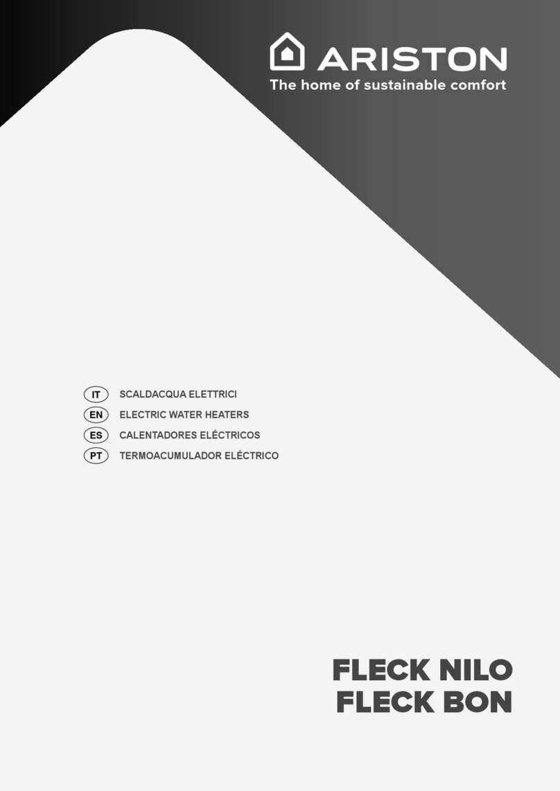 Ariston FLECK NILO Instructions for installation, use, maintenance