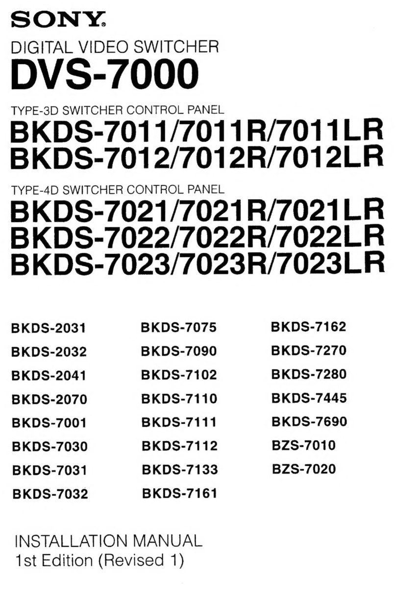 Sony DVS-7000 User manual