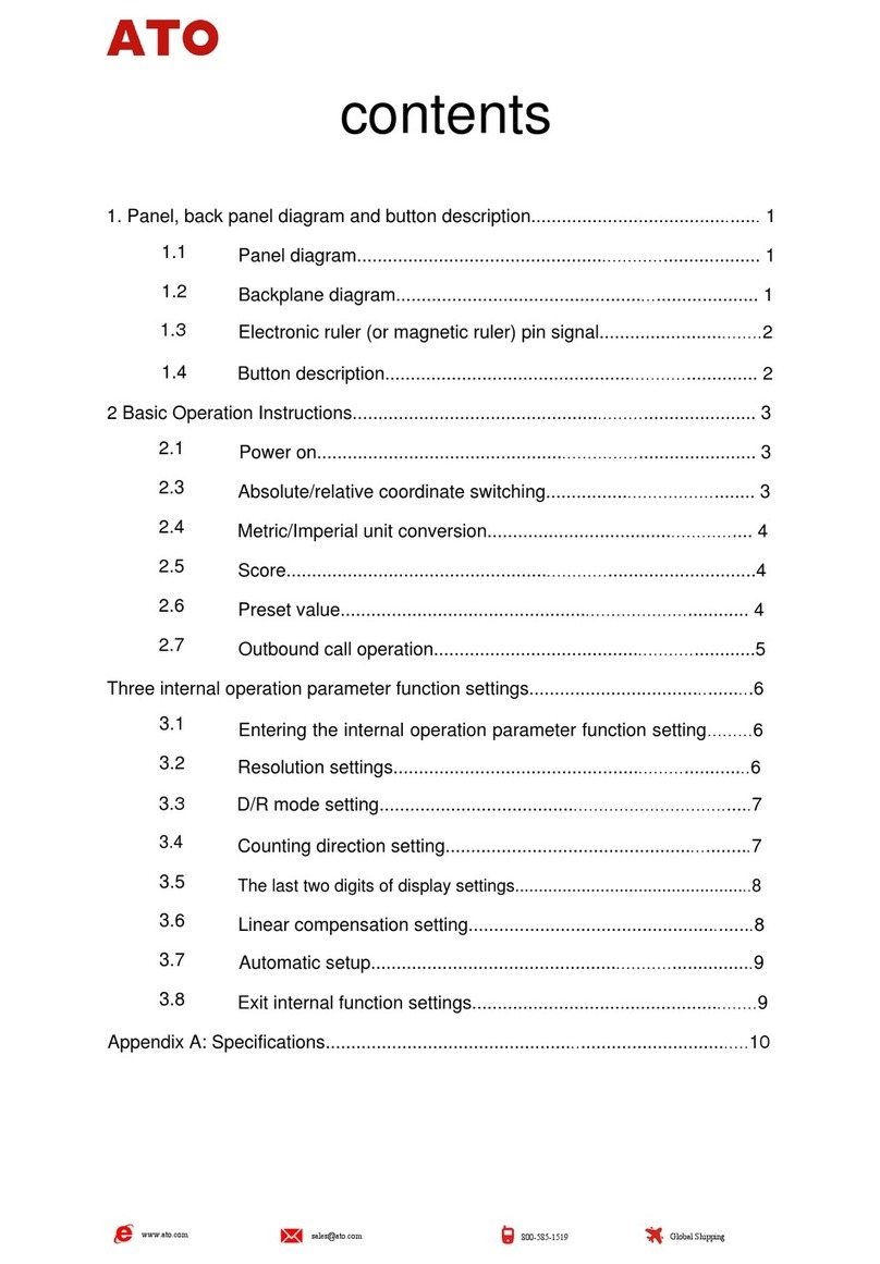ATO ATO-DR-WE100 manual