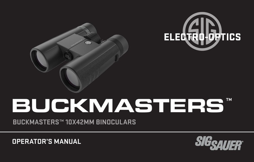 ELECTRO-OPTICS SIG SAUER BUCKMASTERS 10X42MM Operator's manual