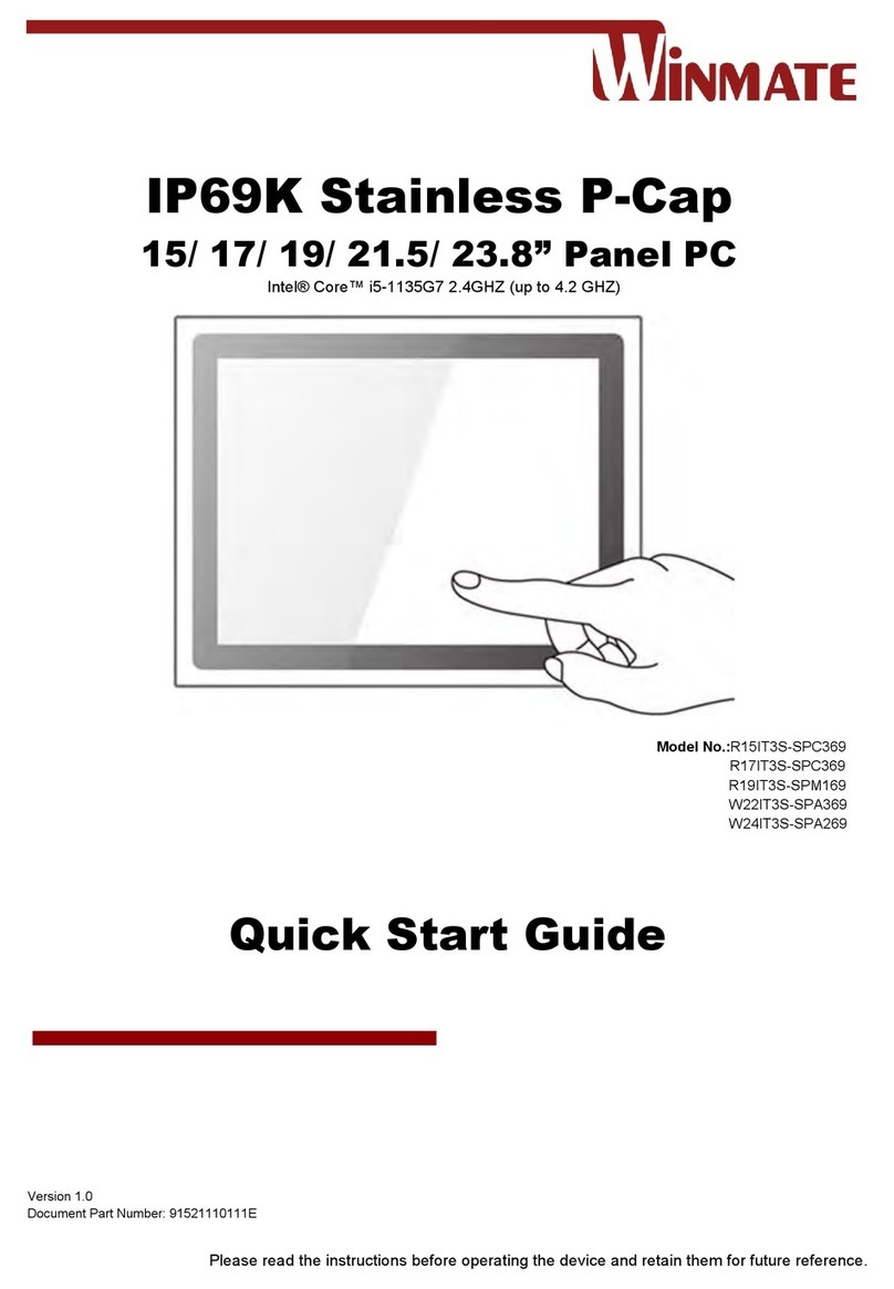 Winmate R15IT3S-SPC369 User manual