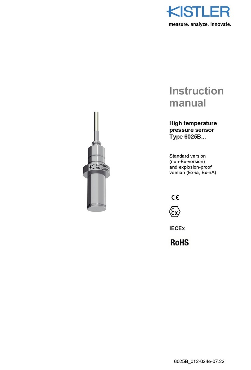 Kistler 6021B Series instruction manual