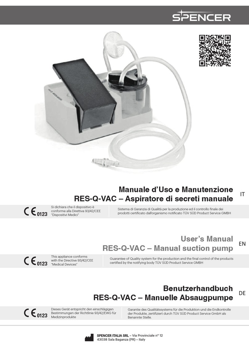 Spencer RES-Q-VAC user manual
