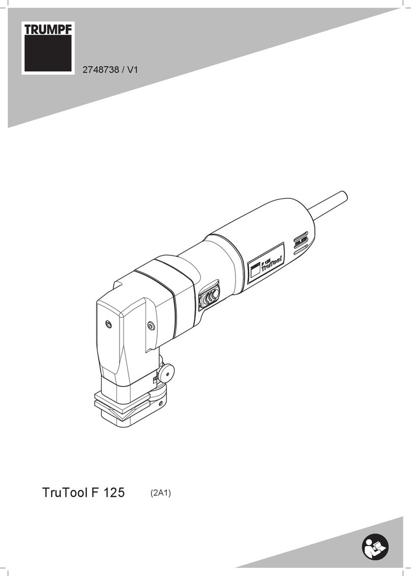 Trumpf TruTool F 125 (2A1) manual