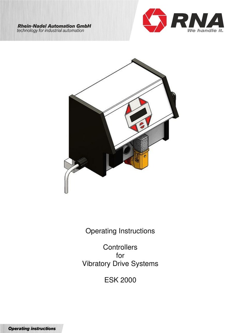 RNA ESK 2000 User manual