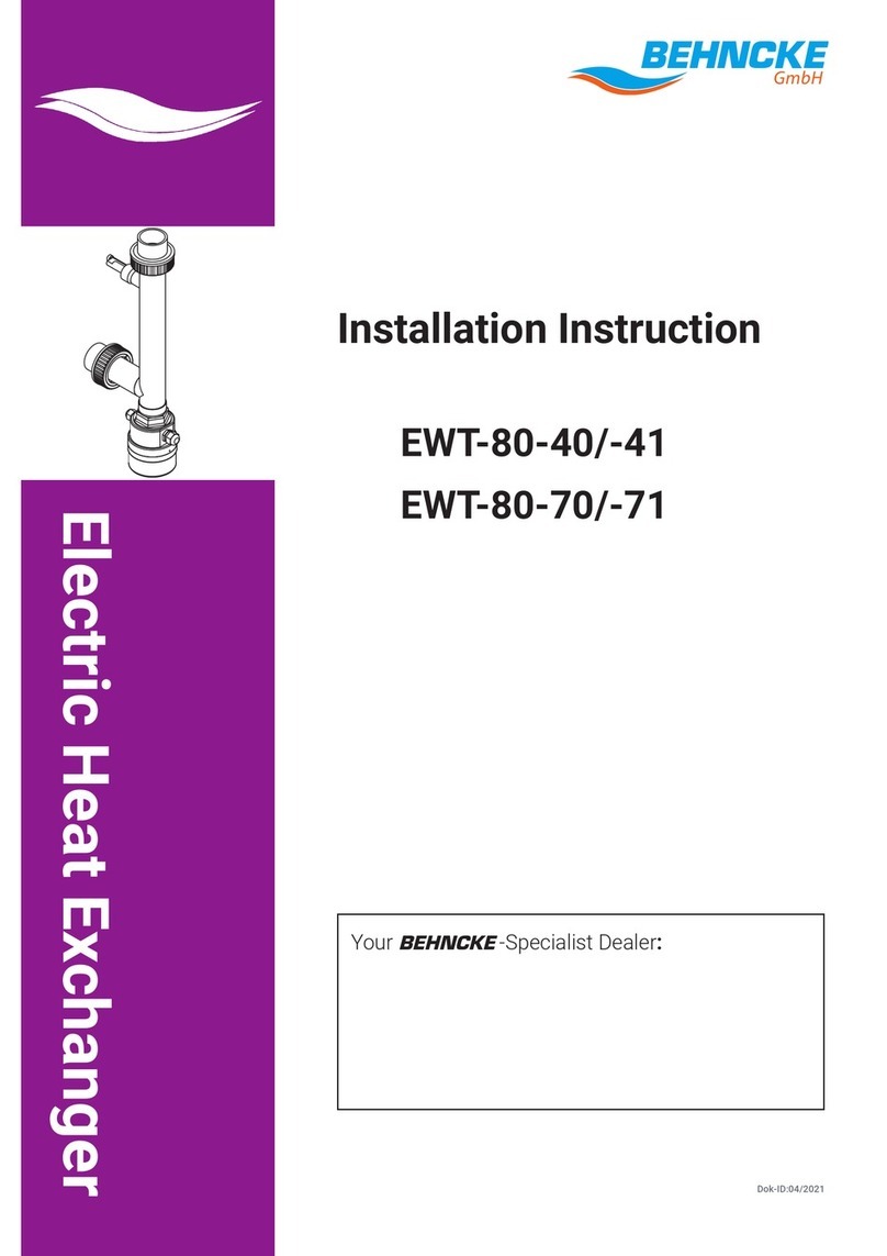 Behncke EWT 80-40 installation instructions
