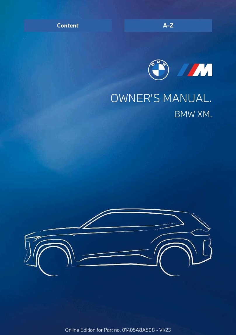 BMW XM User manual