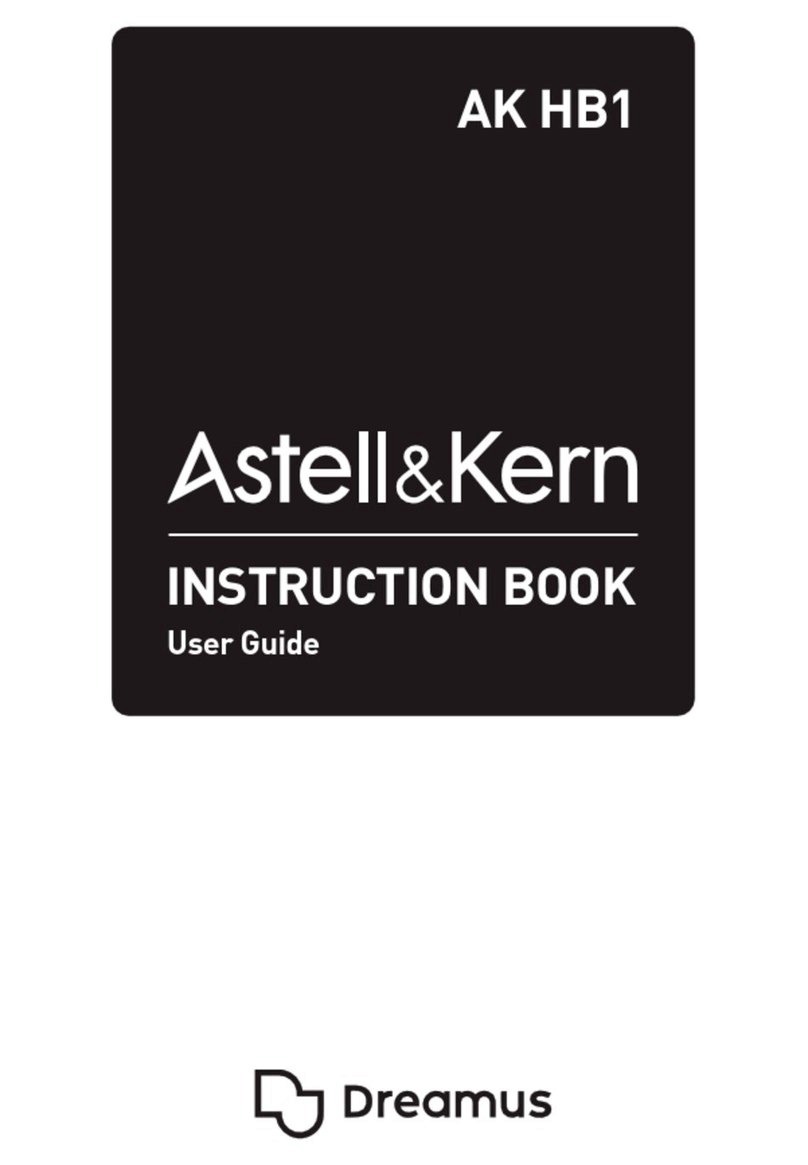 Dreamus Astell & Kern AK HB1 Instruction book