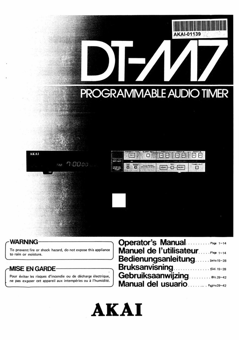 AKA DT-M7 Operator's manual