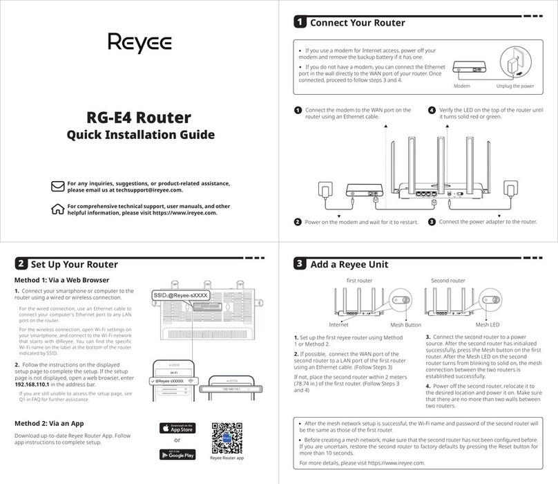 Reyee RG-E4 User manual