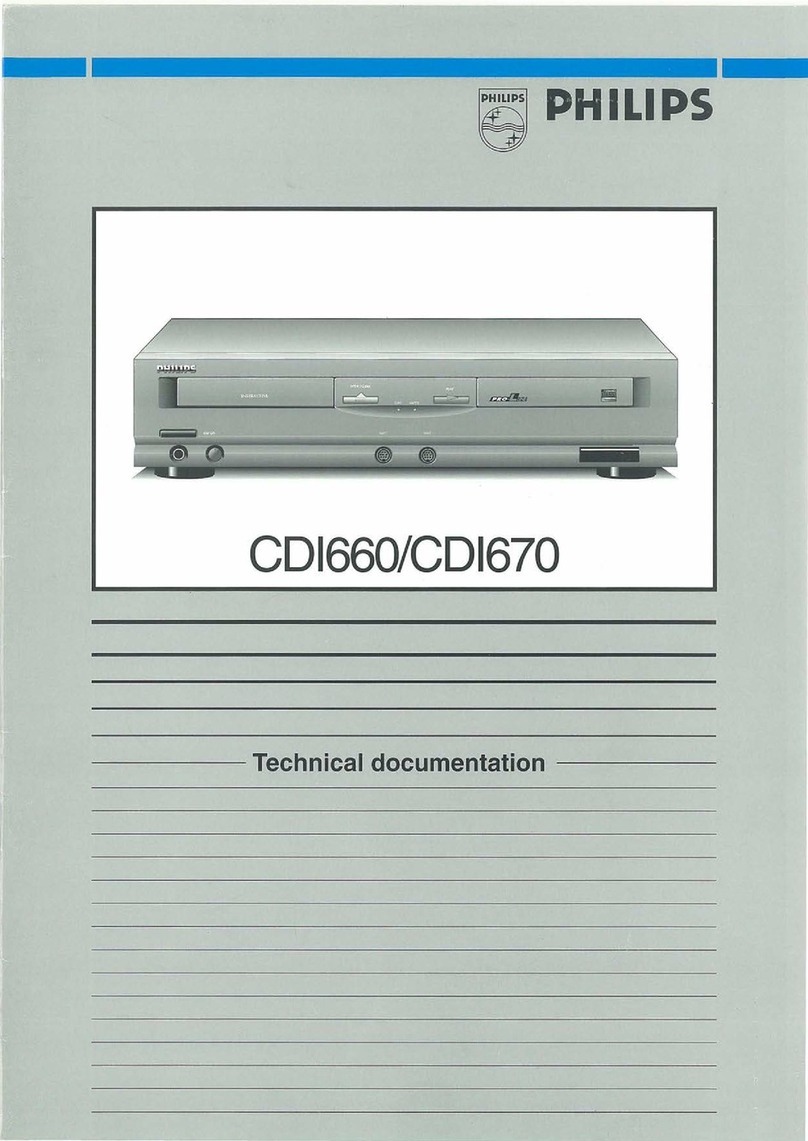 Philips CDl660 Technical documentation
