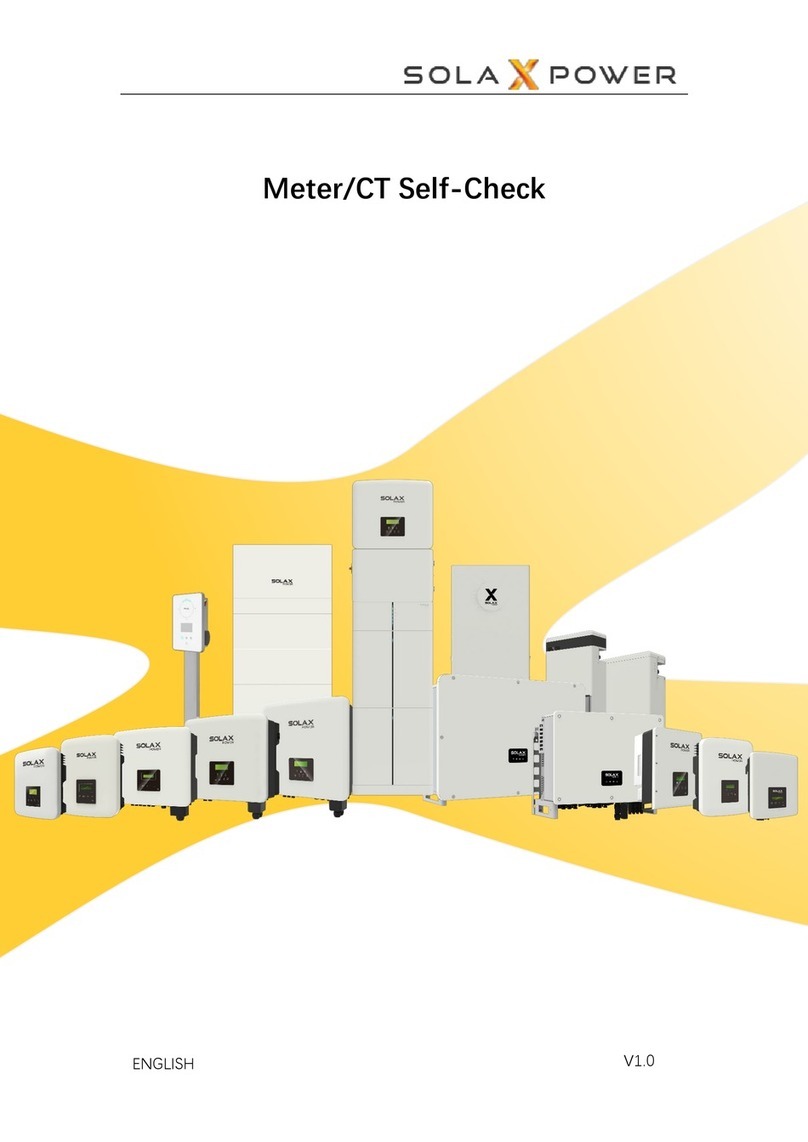 SolaX Power X1-Hybrid/Fit G4 User manual