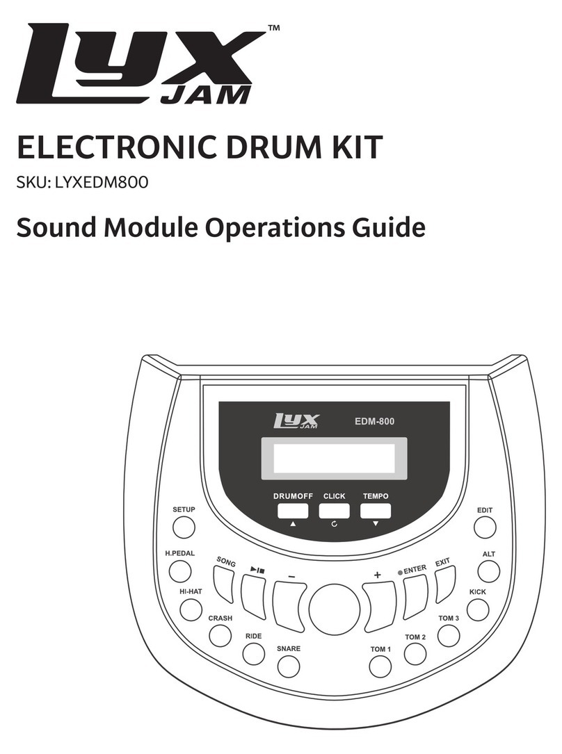 LyxPro LyxJam 8 Operation guide