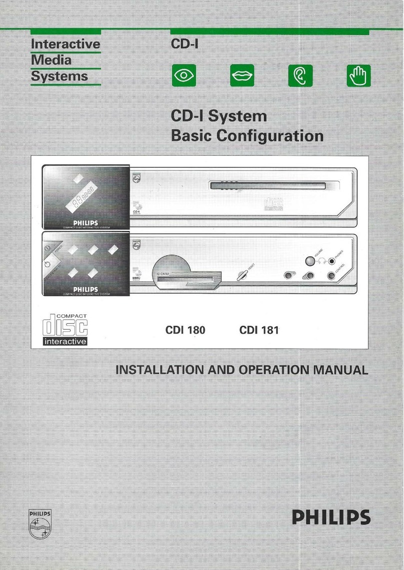 Philips CDI 180 Installation and operation manual