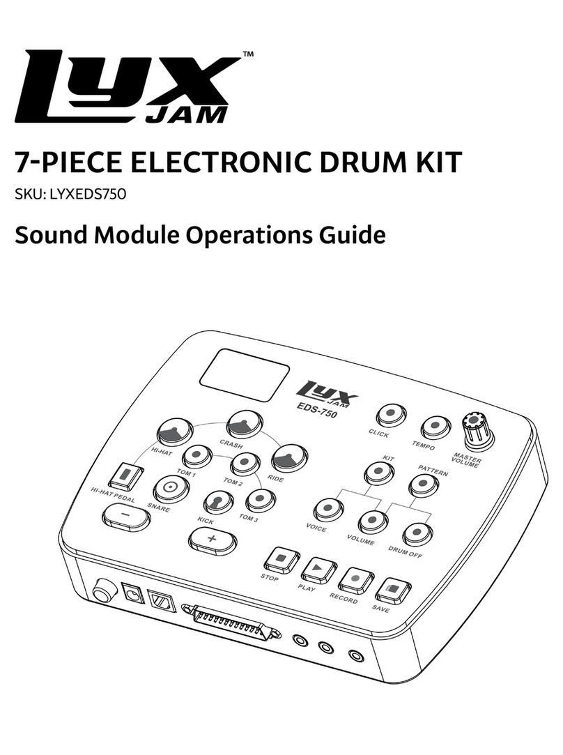 LyxPro LyxJam LYXEDS750 User manual