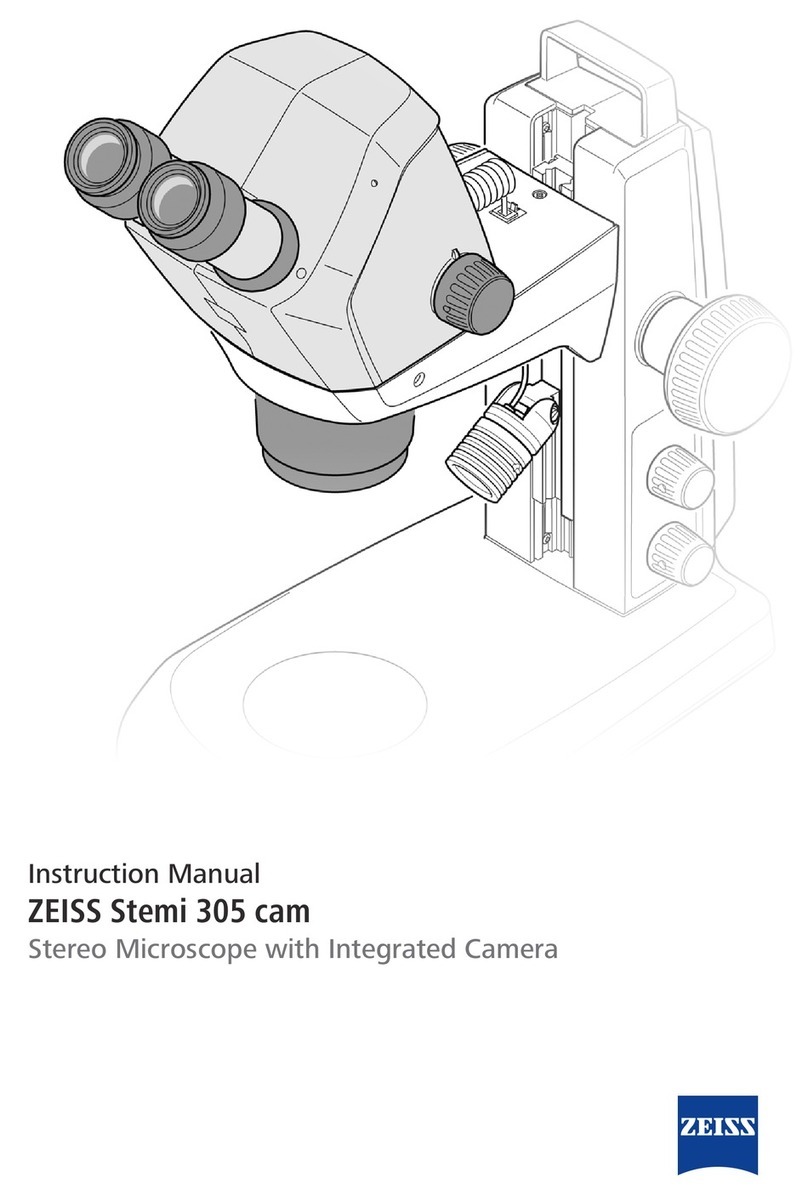 Zeiss Stemi 305 cam User manual