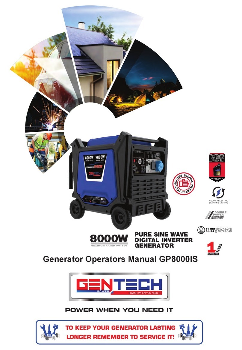 Gentech GP8000IS User manual