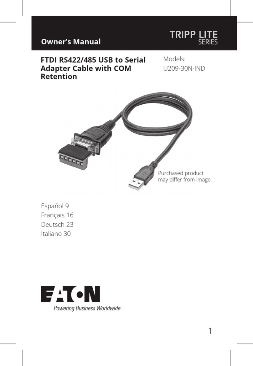 Eaton TRIPP LITE U209-30N-IND User manual