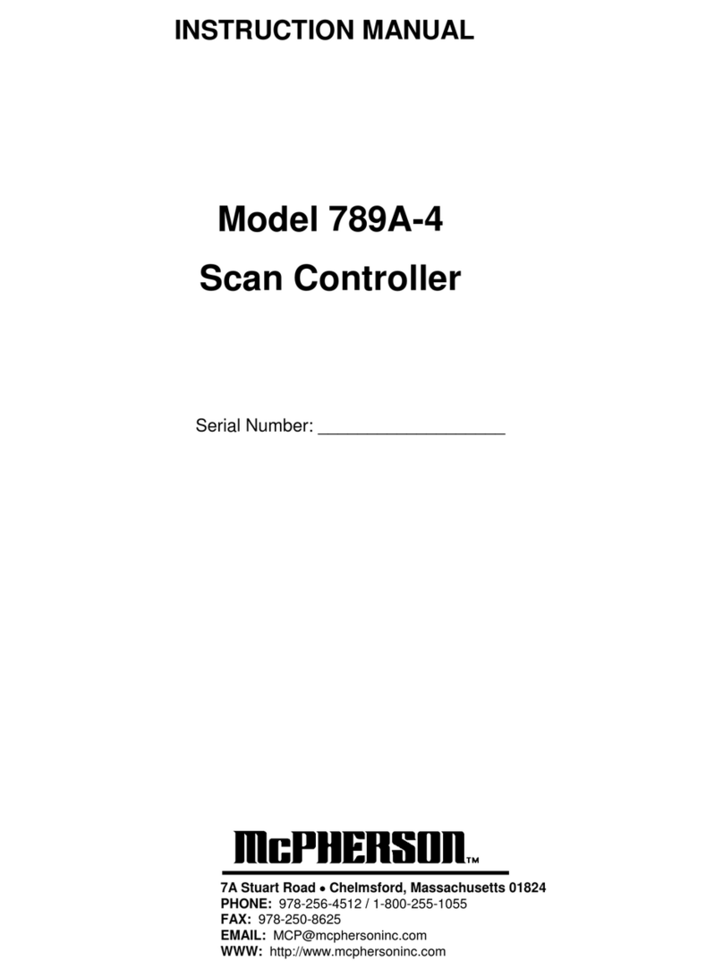 McPHERSON'S 789A-4 instruction manual