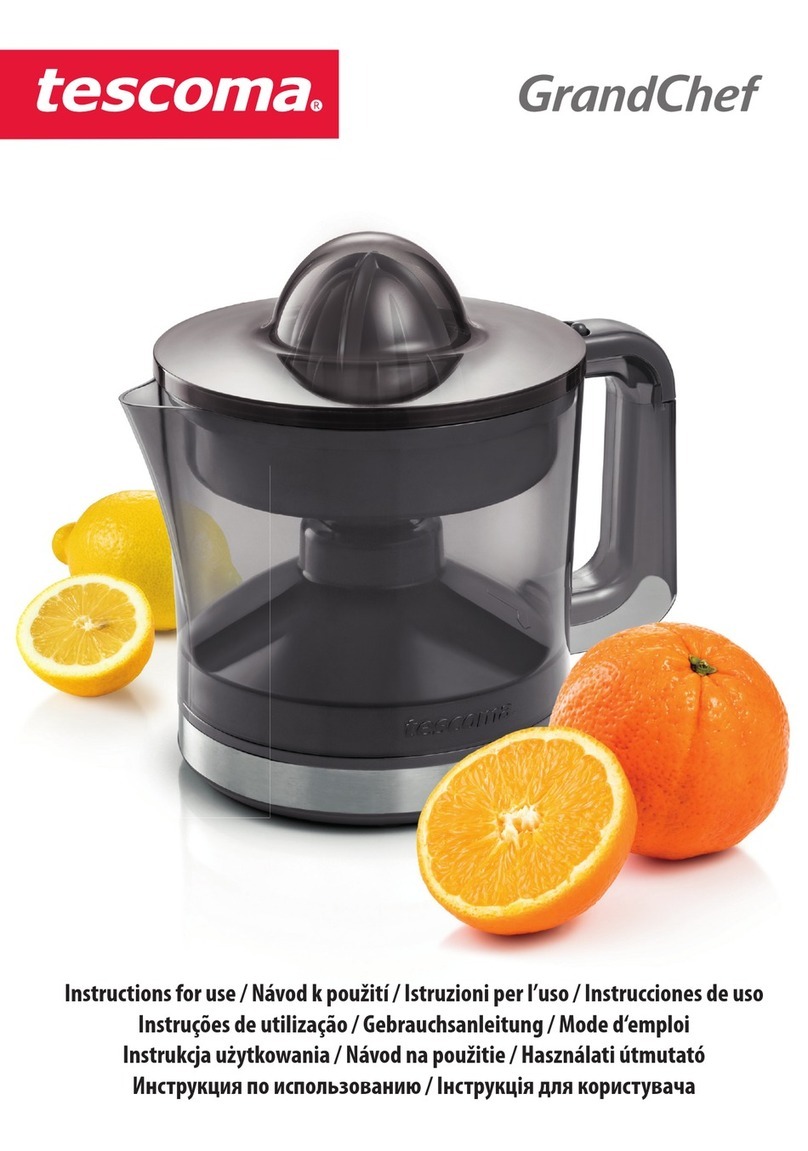 Tescom GrandChef 908650 User manual