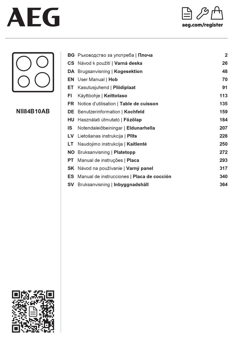 AEG NII84B10AB User manual