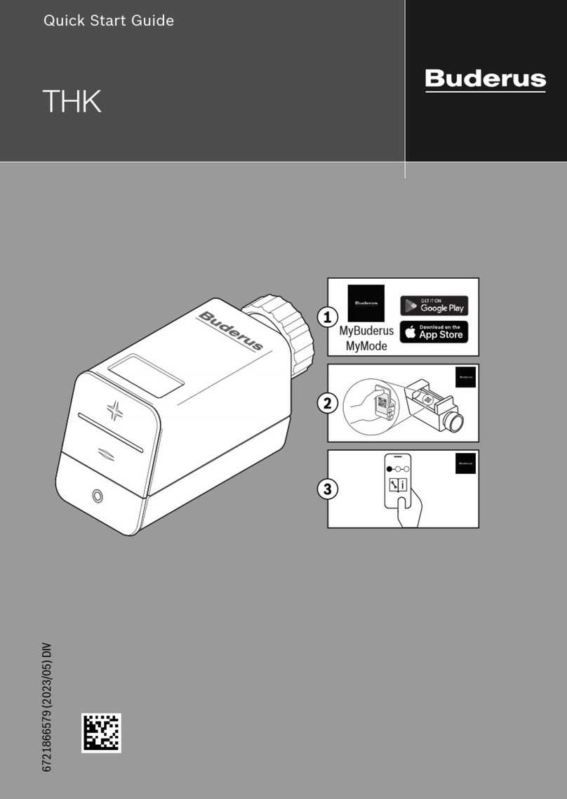 Buderus THK quick start guide