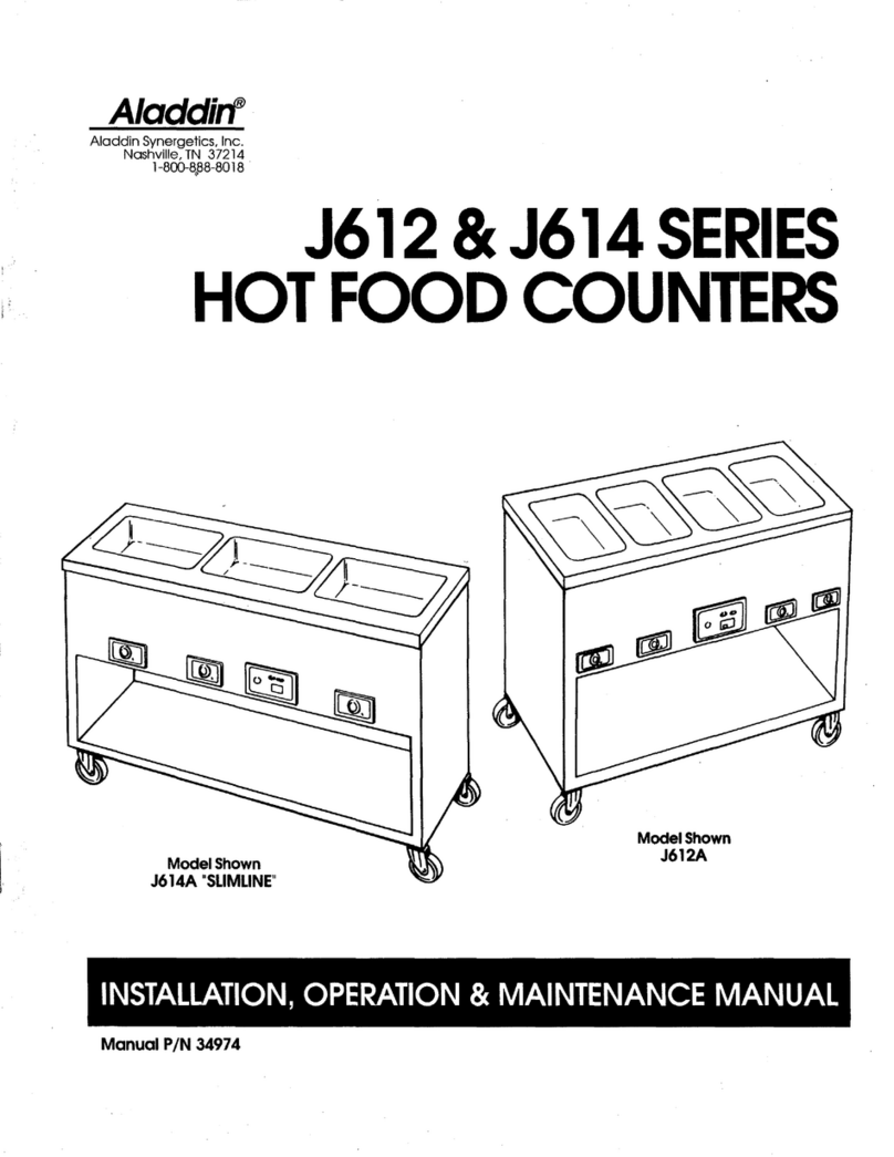 Aladdin J612 Series Installation, operation & maintenance manual