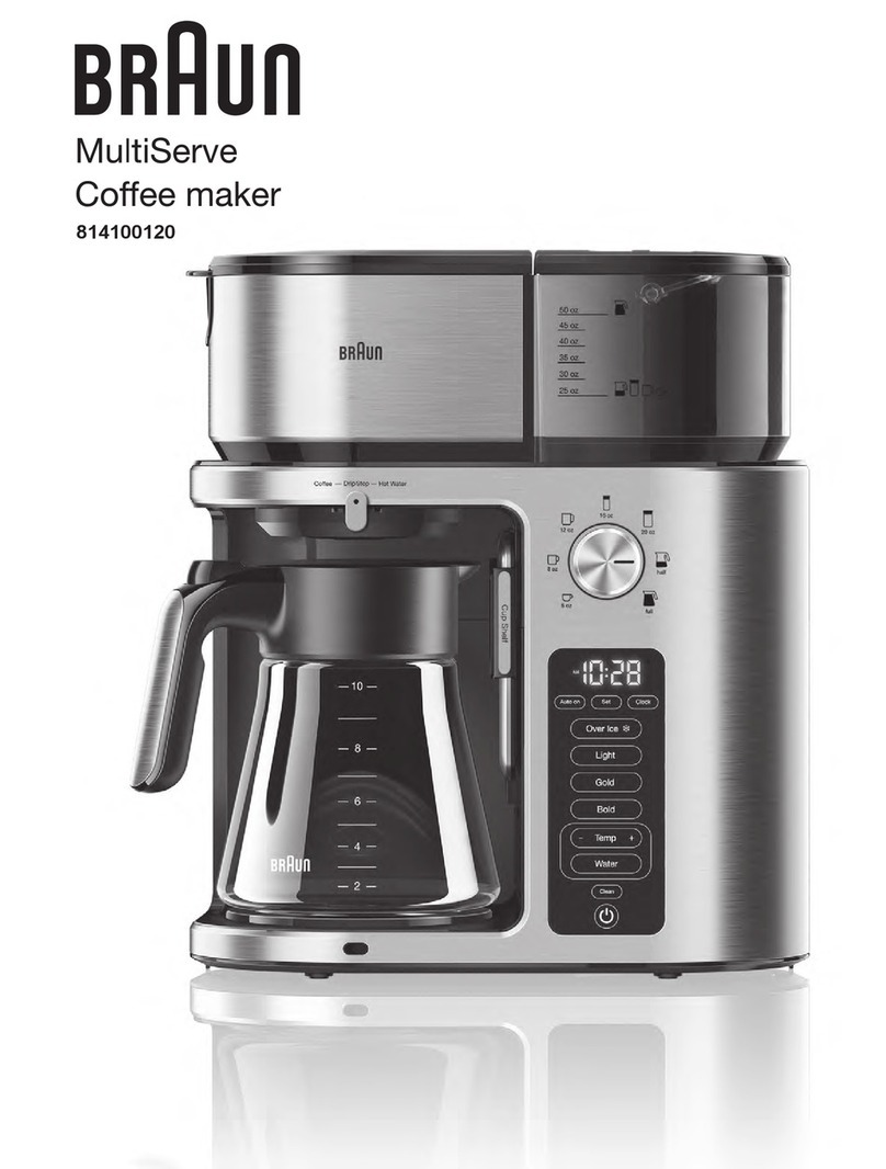 Braun MultiServe KF9150BK User manual