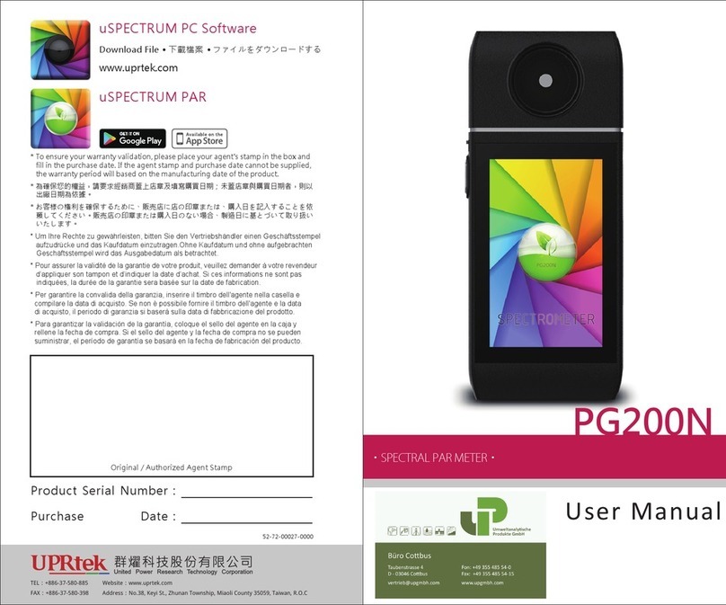 UPRtek PG200N user manual