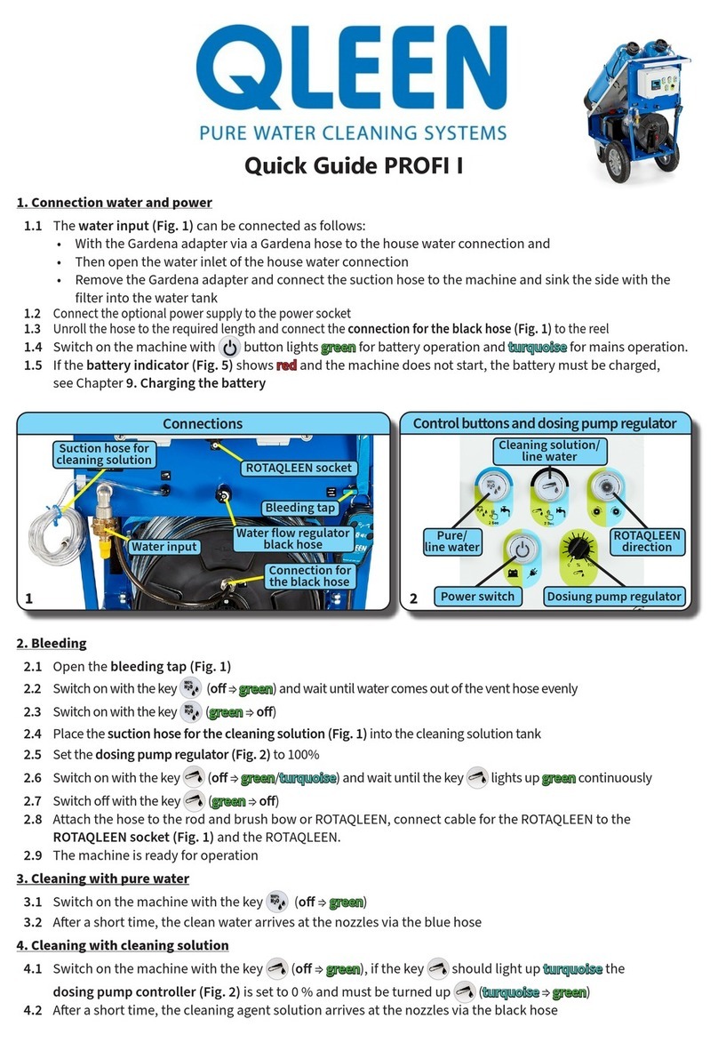 Qleen PROFI I quick guide