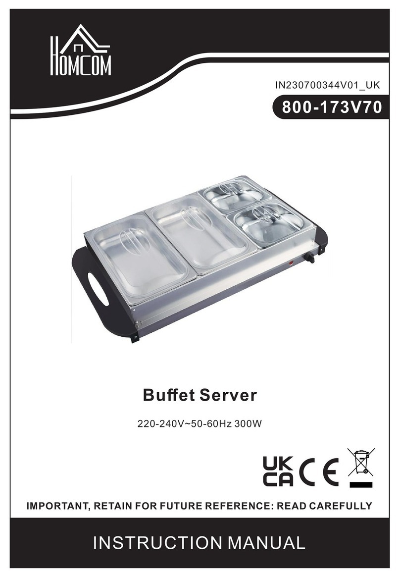 HOMCOM 800-173V70 instruction manual