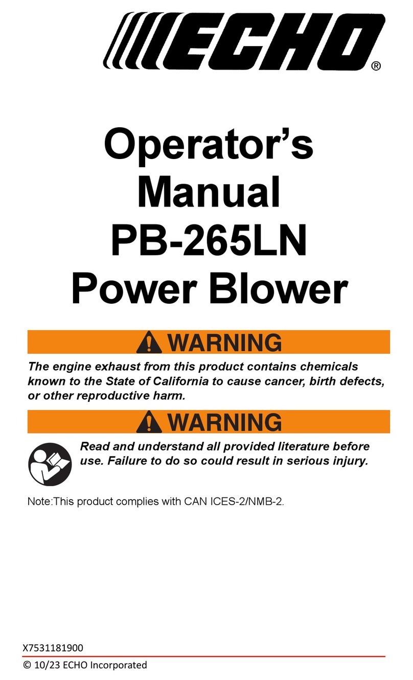 Echo PB-265LN User manual