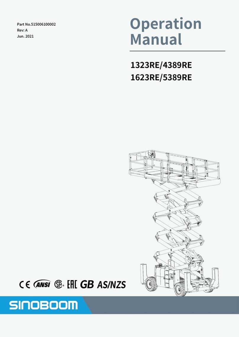 Sinoboom 1323RE Operation manual