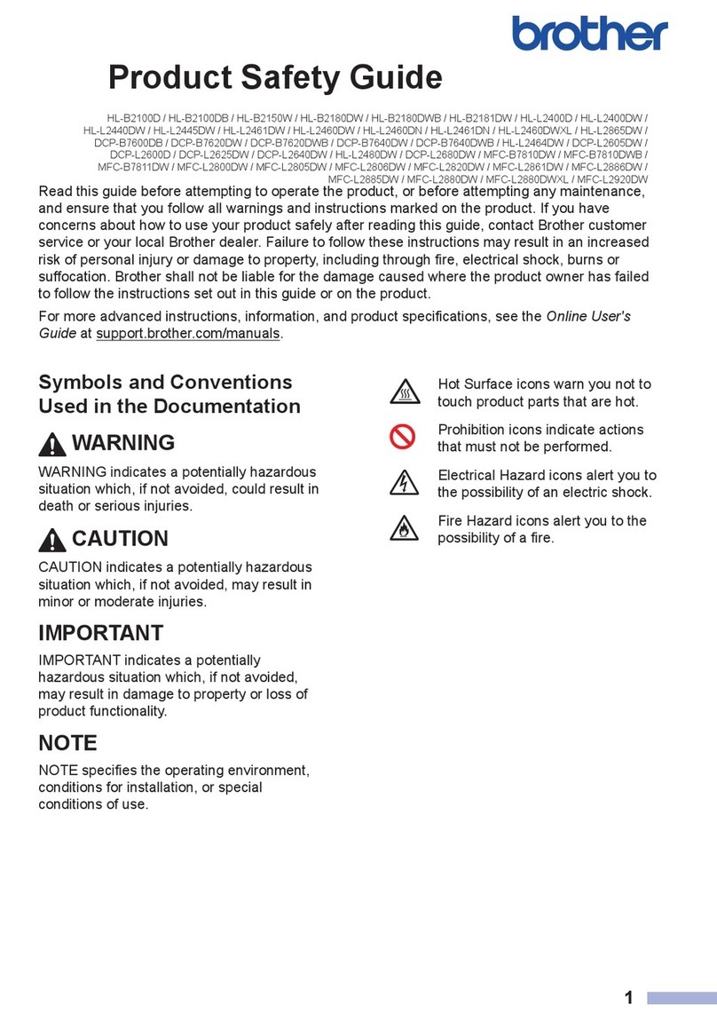 Brother HL-B2100D Operating manual