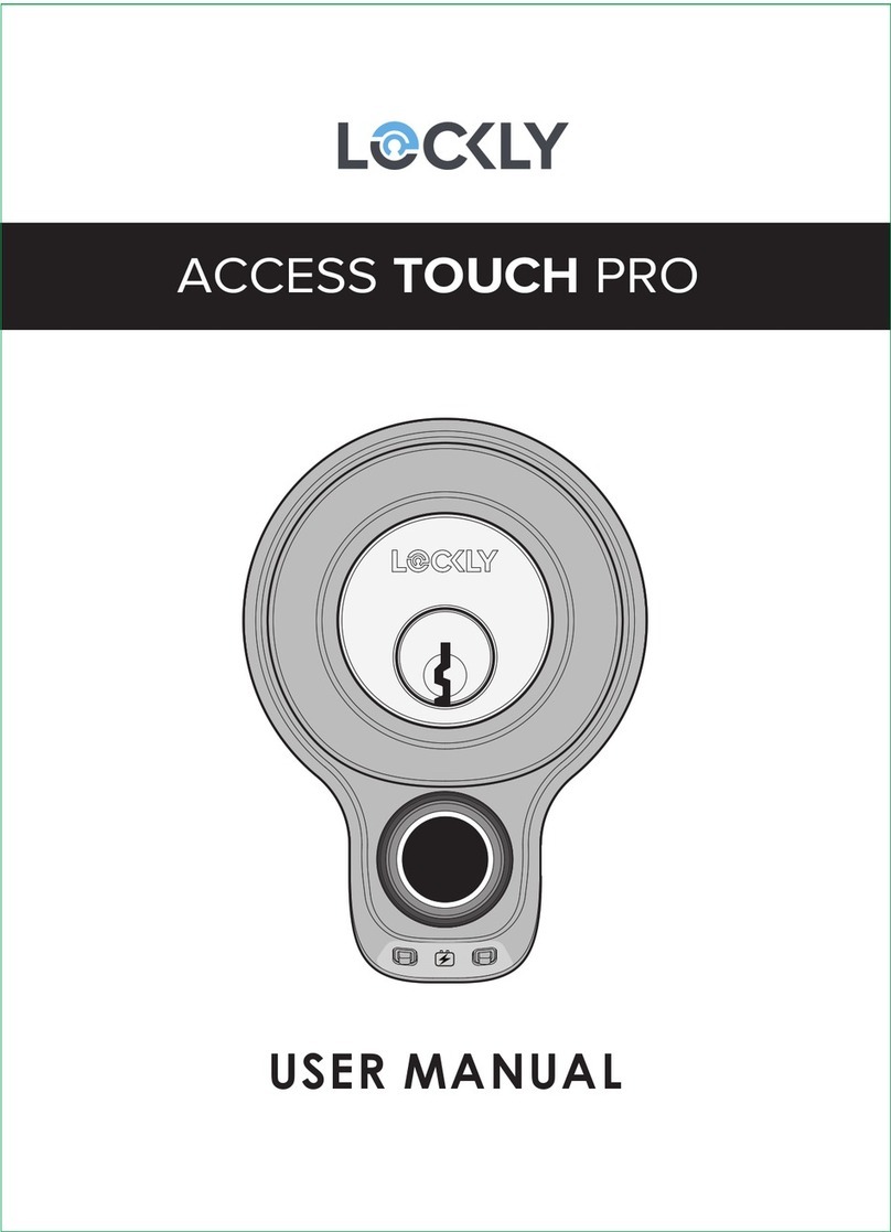 Lockly ACCESS TOUCH PRO User manual