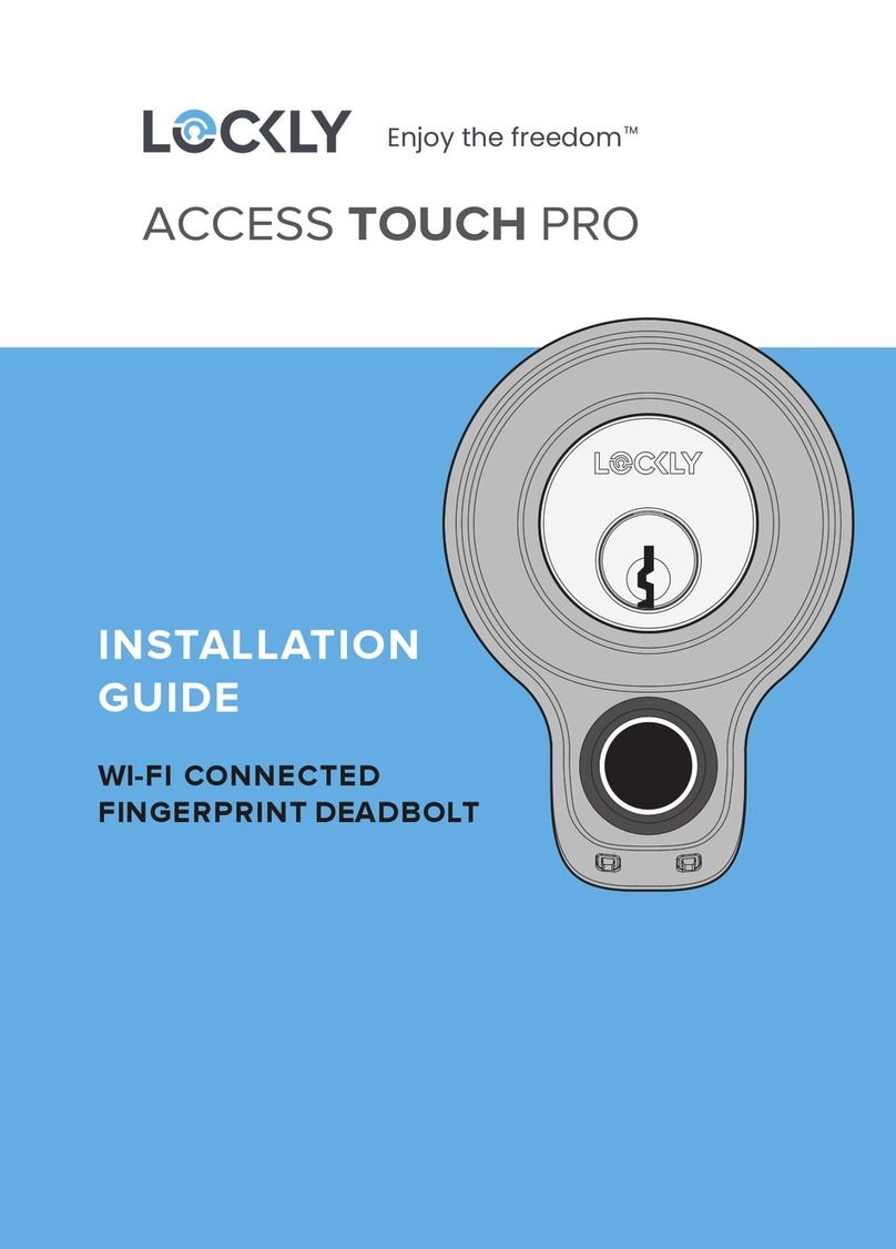 Lockly ACCESS TOUCH PRO installation guide