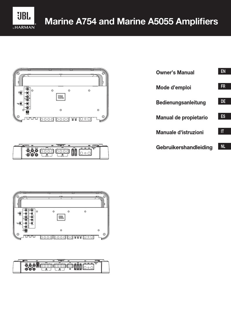 Harman JBL Club A754 owner's manual