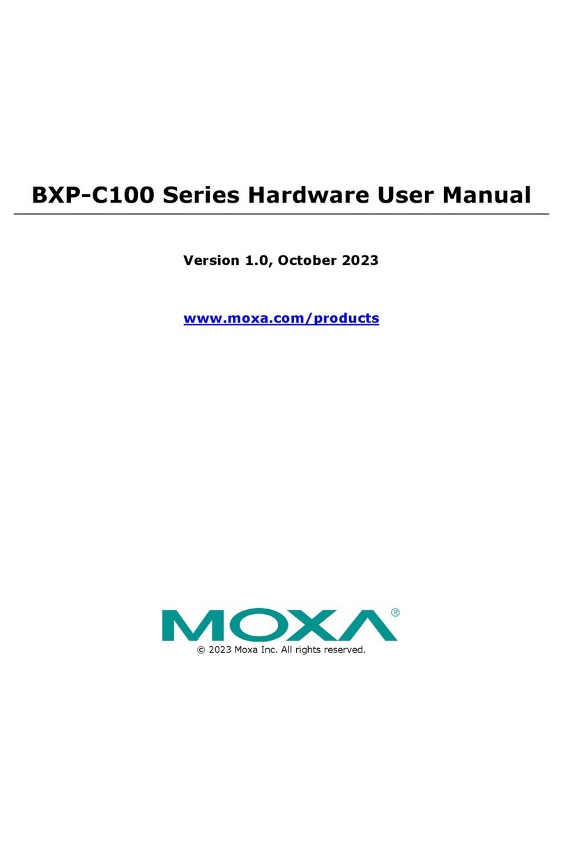 Moxa Technologies BXP-C100 Series Instructions for use
