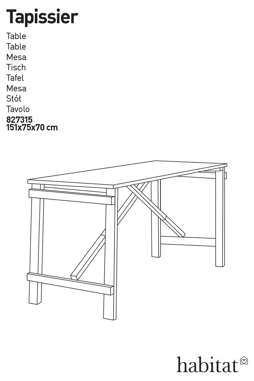 Habitat Tapissier 827315 User manual