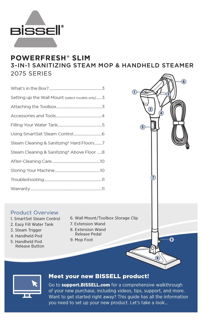 Bissell POWERFRESH SLIM 2075 Series manual