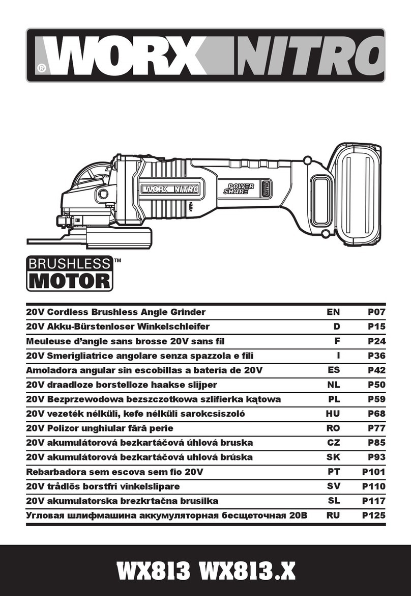 Worx Nitro WX813.X Series Original instructions Worx Nitro WX813.X Series Original instructions