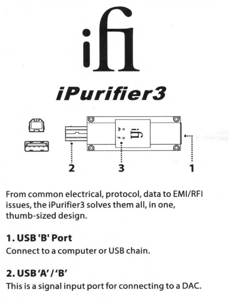 ifi iPurifier3 User manual