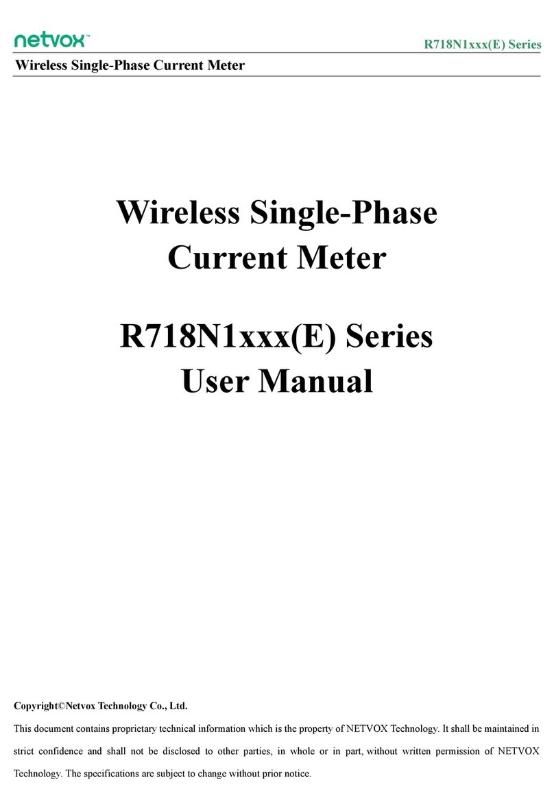netvox R718N1 E Series User manual netvox R718N1 E Series User manual