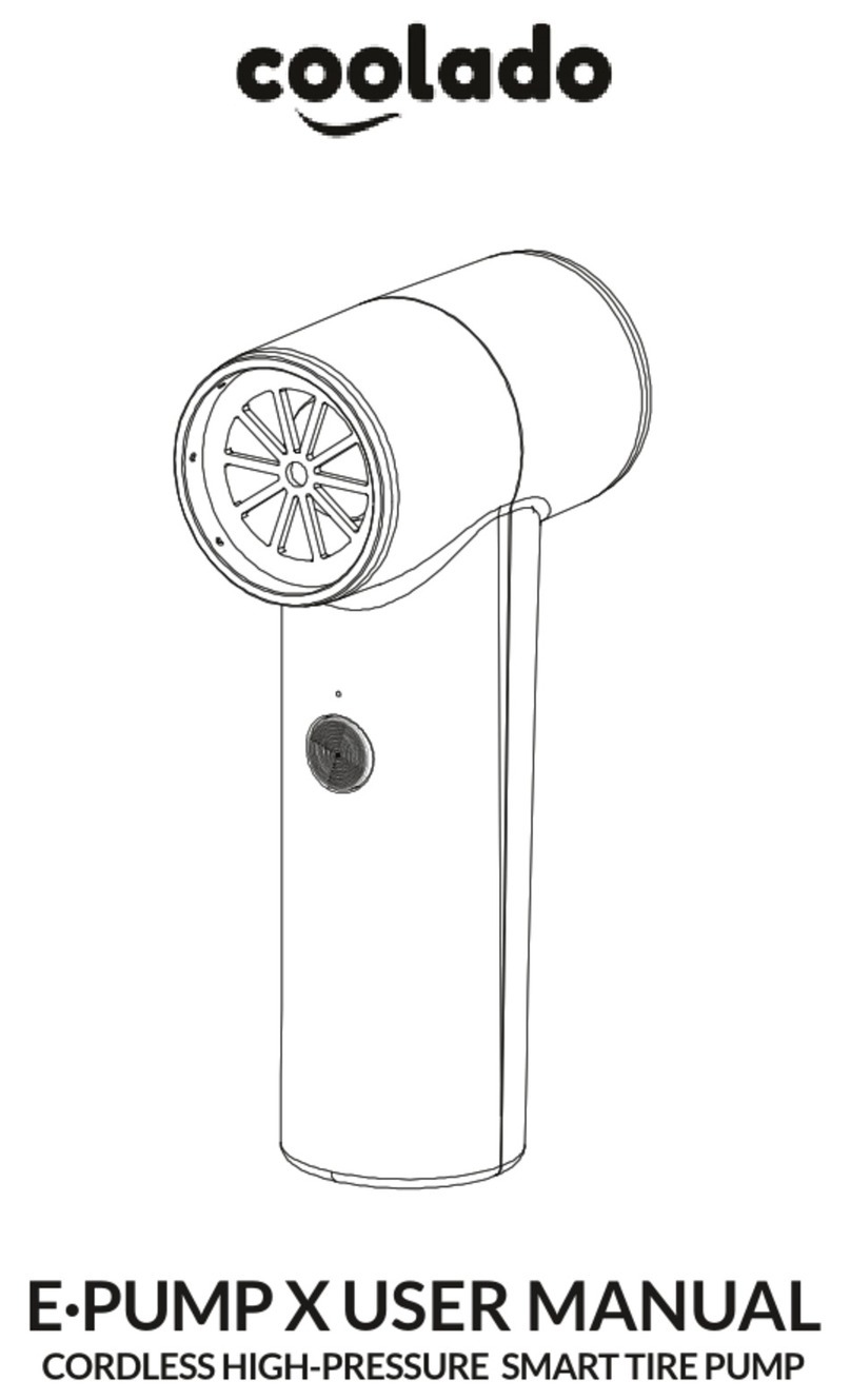 coolado E-PUMP X user manual