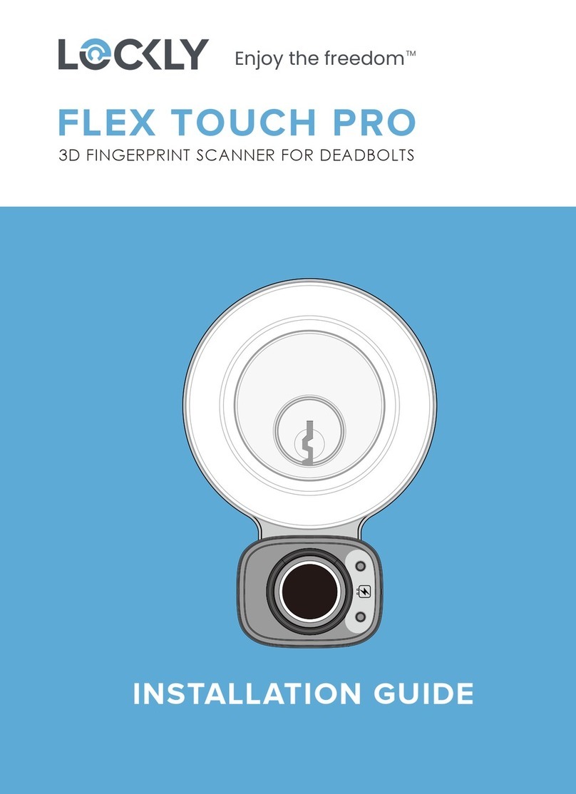 Lockly FLEX TOUCH PRO User manual