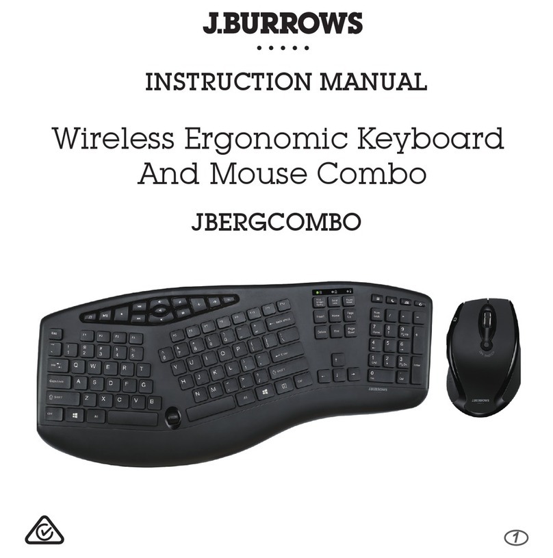 J.Burrows JBERGCOMBO User manual