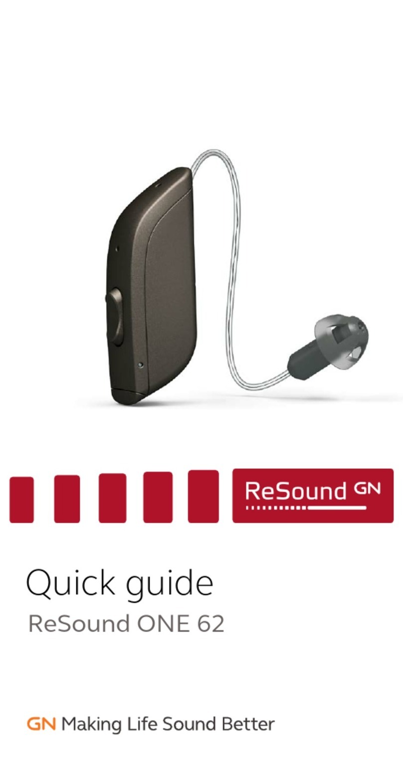 ReSound ONE 62 quick guide